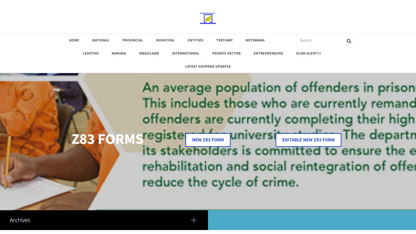 DEPARTMENT OF CORRECTIONAL SERVICES (DCS) - govpage.co.za